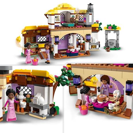 LEGO Disney Wish 43231 Il Cottage di Asha, Casa delle Bambole Giocattolo dal Film Wish, Idea Regalo per Bambine e Bambini - 4