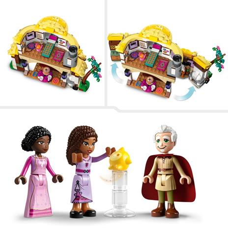 LEGO Disney Wish 43231 Il Cottage di Asha, Casa delle Bambole Giocattolo dal Film Wish, Idea Regalo per Bambine e Bambini - 5