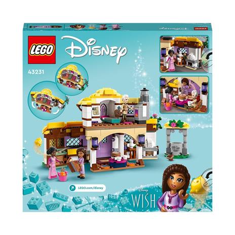 LEGO Disney Wish 43231 Il Cottage di Asha, Casa delle Bambole Giocattolo dal Film Wish, Idea Regalo per Bambine e Bambini - 9