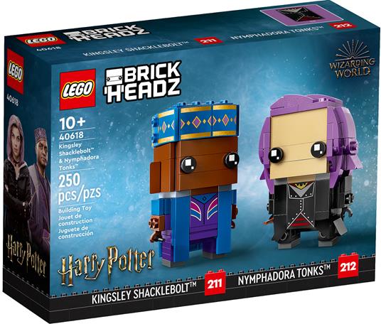 Kingsley Shacklebolt™ e Nymphadora Tonks™ -  BrickHeadz 40618