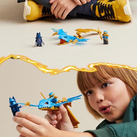 LEGO NINJAGO 71802 Attacco del Rising Dragon di Nya, Giochi per Bambini 6+ con Action Figure di Drago Giocattolo e Minifigure - 2
