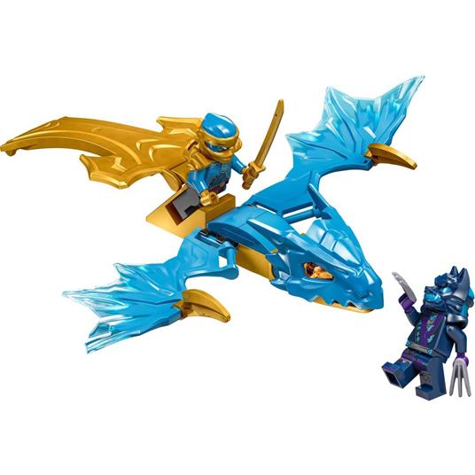 LEGO NINJAGO 71802 Attacco del Rising Dragon di Nya, Giochi per Bambini 6+ con Action Figure di Drago Giocattolo e Minifigure - 7