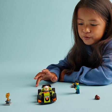 LEGO City 60399 Auto da Corsa Verde, Macchina Giocattolo per Bambini di 4+ Anni, Modellino da