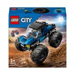 LEGO City 60402 Monster Truck Blu, Veicolo Giocattolo Fuoristrada, Giochi per Bambini di 5+ Anni con Minifigure del Pilota
