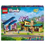 LEGO Friends 42620 Le Case di Olly e Paisley, Giochi per Bambini di 7+ Anni con 2 Case Giocattolo da Costruire e 6 Personaggi