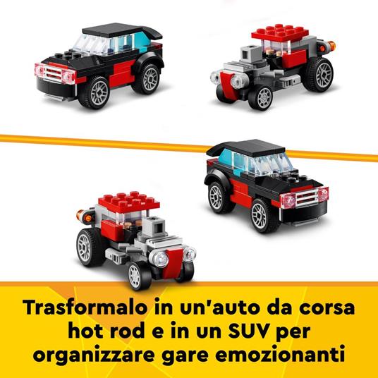 LEGO Creator 31146 3in1 Autocarro con Elicottero, Giochi per Bambini 7+ Anni Ricostruibile in Aereo e Cisterna o Auto e SUV - 5
