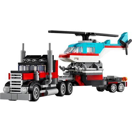 LEGO Creator 31146 3in1 Autocarro con Elicottero, Giochi per Bambini 7+ Anni Ricostruibile in Aereo e Cisterna o Auto e SUV - 7