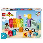 LEGO DUPLO 10421 Il Camioncino dellAlfabeto, Giochi Educativi per Bambini 2+ Anni con Camion Giocattolo e Mattoncini ABC