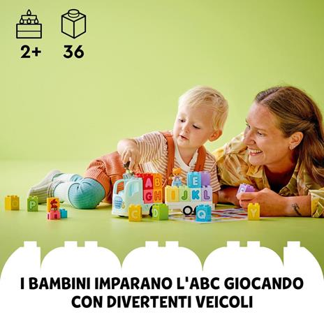 LEGO DUPLO 10421 Il Camioncino dellAlfabeto, Giochi Educativi per Bambini 2+ Anni con Camion Giocattolo e Mattoncini ABC - 2