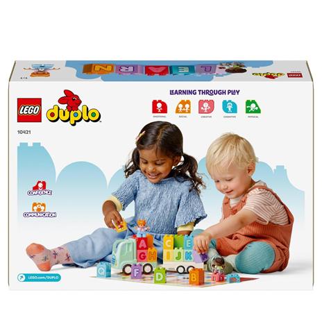 LEGO DUPLO 10421 Il Camioncino dellAlfabeto, Giochi Educativi per Bambini 2+ Anni con Camion Giocattolo e Mattoncini ABC - 7