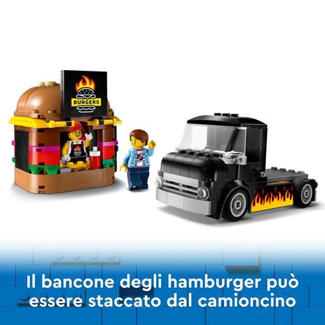 Montessori Giocattolo Impilabile Hamburger In Legno: Set Cibo Per Bambini 3-5 Anni, Giochi Di Ruolo Educativi