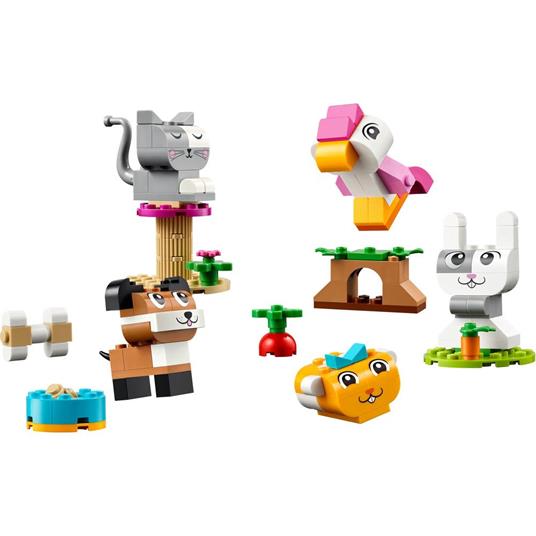 LEGO Classic 11034 Animali Domestici Creativi, Giocattolo per Bambini di 5+ Anni per Costruire Cane, Gatto e Altri Animali - 7