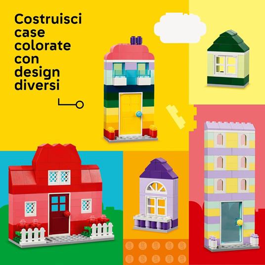 LEGO Classic 11035 Case Creative, Set Costruzioni in Mattoncini, Giochi per Bambini 4+ Anni, Casa Giocattolo con Accessori - 3