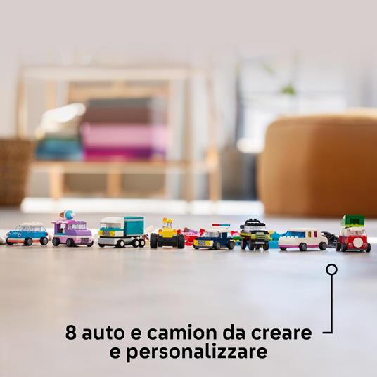 LEGO Classic 11036 Veicoli Creativi, Modellini di Auto in Mattoncini, Macchine Giocattolo per Bambini e Bambine 5+ Anni - 3