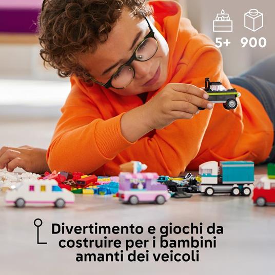 LEGO Classic 11036 Veicoli Creativi, Modellini di Auto in Mattoncini, Macchine Giocattolo per Bambini e Bambine 5+ Anni - 2