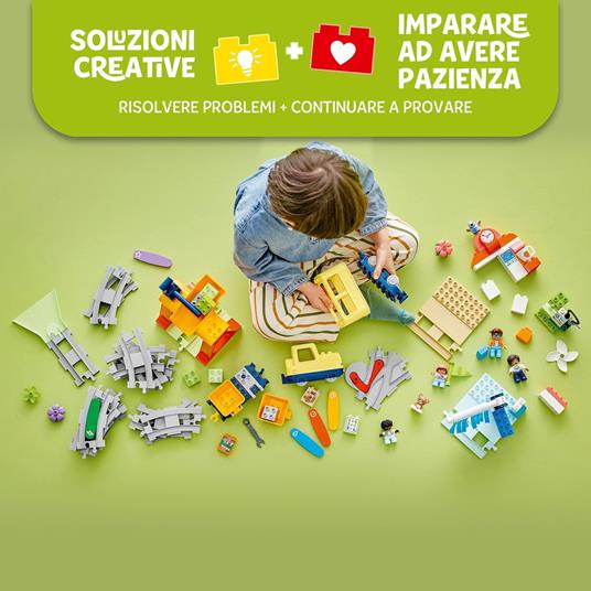 LEGO DUPLO 10428 Grande Treno Comunitario Interattivo, Giochi per Bambini 3+ con Mattoncini Multifunzione, Regali Educativi - 3