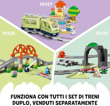 LEGO DUPLO 10428 Grande Treno Comunitario Interattivo, Giochi per Bambini 3+ con Mattoncini Multifunzione, Regali Educativi - 6