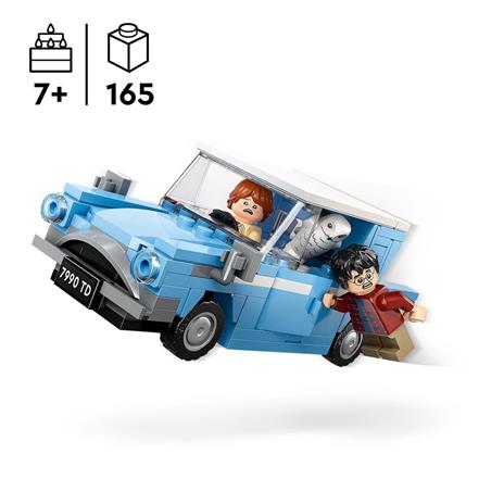 LEGO Harry Potter 76424 Ford Anglia Volante, Modellino di Macchina Giocattolo da Costruire, Giochi Bambini 7+ con Minifigure - 3