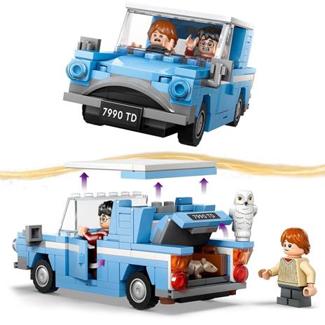 LEGO Harry Potter 76424 Ford Anglia Volante, Modellino di Macchina Giocattolo da Costruire, Giochi Bambini 7+ con Minifigure - 4