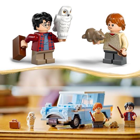 LEGO Harry Potter 76424 Ford Anglia Volante, Modellino di Macchina Giocattolo da Costruire, Giochi Bambini 7+ con Minifigure - 5