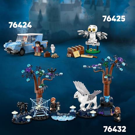 LEGO Harry Potter 76424 Ford Anglia Volante, Modellino di Macchina Giocattolo da Costruire, Giochi Bambini 7+ con Minifigure - 6