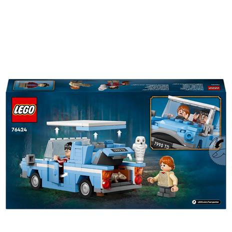 LEGO Harry Potter 76424 Ford Anglia Volante, Modellino di Macchina Giocattolo da Costruire, Giochi Bambini 7+ con Minifigure - 8