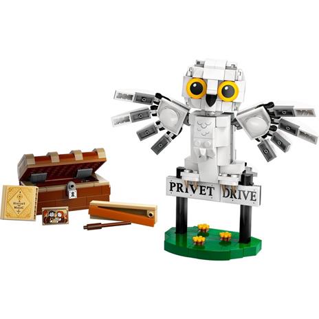 LEGO Harry Potter 76425 Edvige al Numero 4 di Privet Drive Gioco per Bambini 7+ Modellino da Costruire di Civetta delle Nevi - 7