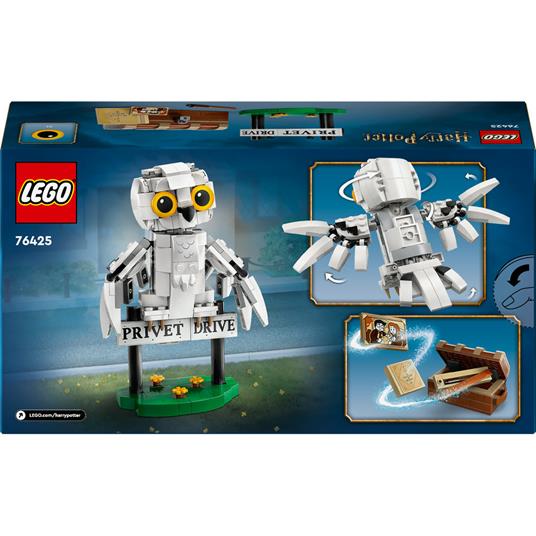 LEGO Harry Potter 76425 Edvige al Numero 4 di Privet Drive Gioco per Bambini 7+ Modellino da Costruire di Civetta delle Nevi - 9