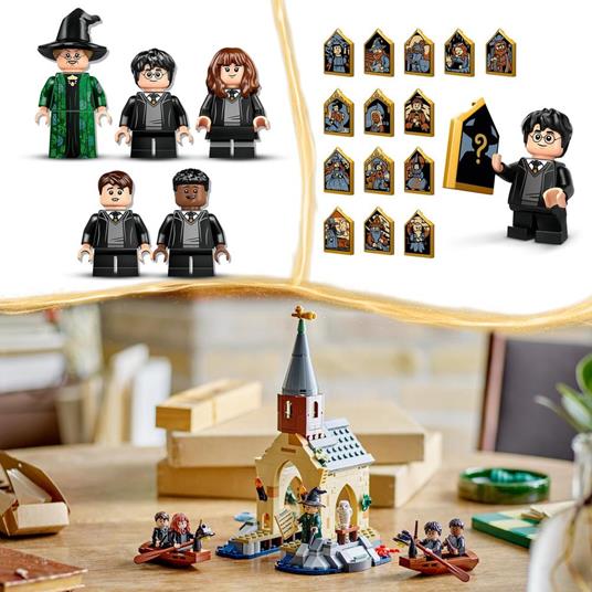 LEGO Harry Potter 76426 La Rimessa per le Barche del Castello di Hogwarts, Gioco per Bambini di 8+ Anni con 5 Minifigure - 5