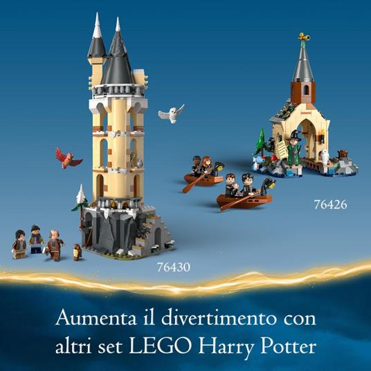 LEGO Harry Potter 76428 La Capanna di Hagrid: una Visita Inattesa Giochi per Bambini 8+ Anni Casa Giocattolo con 7 Personaggi - 7
