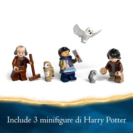 LEGO Harry Potter 76430 Guferia del Castello di Hogwarts, Gioco per Bambini di 8+ Anni con 3 Minifigure e 5 Gufi Giocattolo - 6