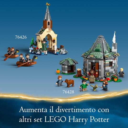 LEGO Harry Potter 76430 Guferia del Castello di Hogwarts, Gioco per Bambini di 8+ Anni con 3 Minifigure e 5 Gufi Giocattolo - 7