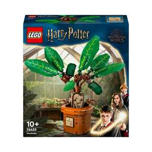 Giocattolo LEGO Harry Potter 76433 Mandragola, Personaggio Giocattolo da Costruire con Arti Mobili, Giochi per Bambini10+ da Collezione LEGO