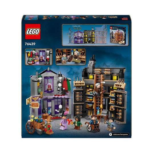 LEGO Harry Potter 76439 Olivander e Madama McClan: Abiti per Tutte le Occasioni, Giochi per Bambini 8+ con 2 Negozi Giocattolo - 10