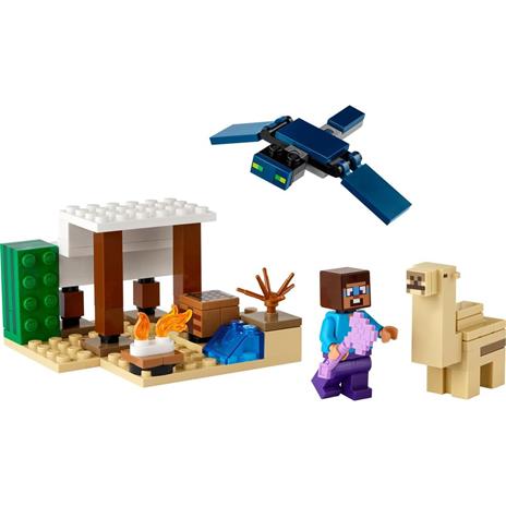 LEGO Minecraft 21251 Spedizione di Steve nel Deserto, Gioco per Bambini di 6+ Anni, Bioma con Casa Giocattolo e Personaggi - 7
