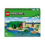 LEGO Minecraft 21254 Beach House della Tartaruga Casa Giocattolo da Costruire per Bambini di 8+ Anni con Personaggi e Animali