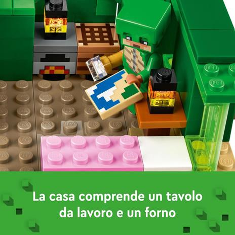 LEGO Minecraft 21254 Beach House della Tartaruga Casa Giocattolo da Costruire per Bambini di 8+ Anni con Personaggi e Animali - 3