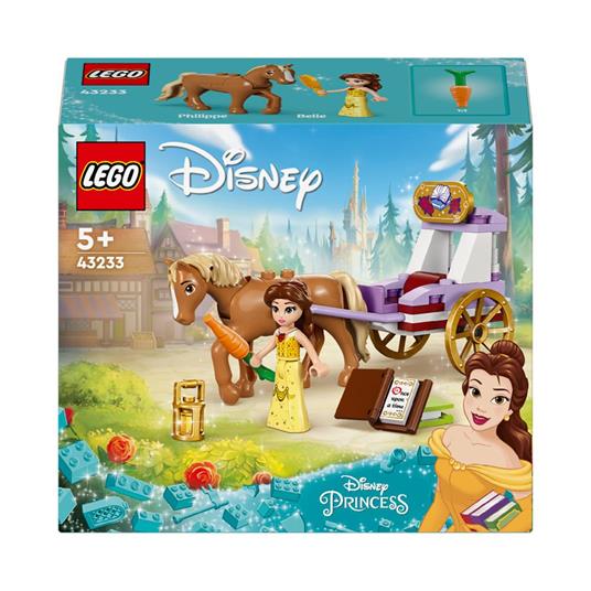 LEGO Disney Princess 43233 La Carrozza dei Cavalli di Belle Giochi  Principesse per Bambini di 5+ Anni da La Bella e la Bestia - LEGO - Disney  Princess - Cartoons - Giocattoli