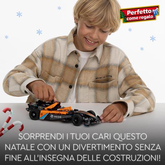 LEGO Technic 42169 NEOM McLaren Formula E Race Car, Macchina Giocattolo per Bambini 9+, Modellino di Auto F1 da Costruire - 7
