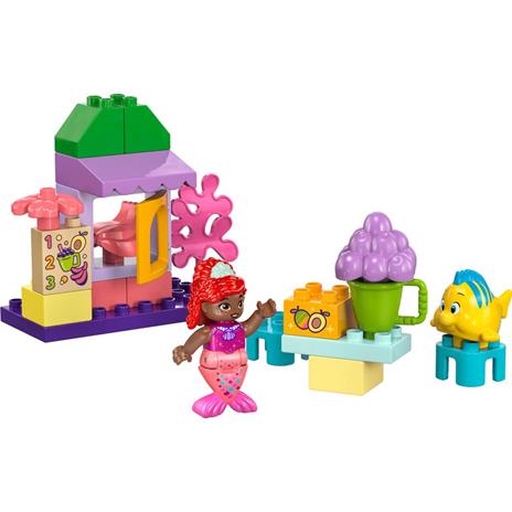 LEGO DUPLO Disney 10420 Il Chiosco del Caffè di Ariel e Flounder, Giocattolo della Sirenetta, Giochi Educativi Bambini 2+ - 8
