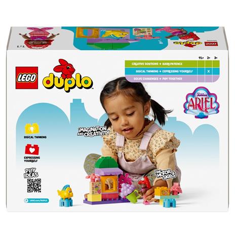 LEGO DUPLO Disney 10420 Il Chiosco del Caffè di Ariel e Flounder, Giocattolo della Sirenetta, Giochi Educativi Bambini 2+ - 9