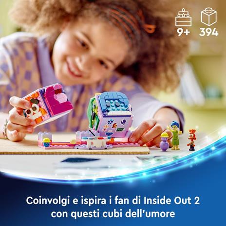 LEGO Disney 43248 Mood Cube di Inside Out 2 dal Film d'Animazione Pixar, Giochi per Bambini 9+ Anni Antistress da Costruire - 2