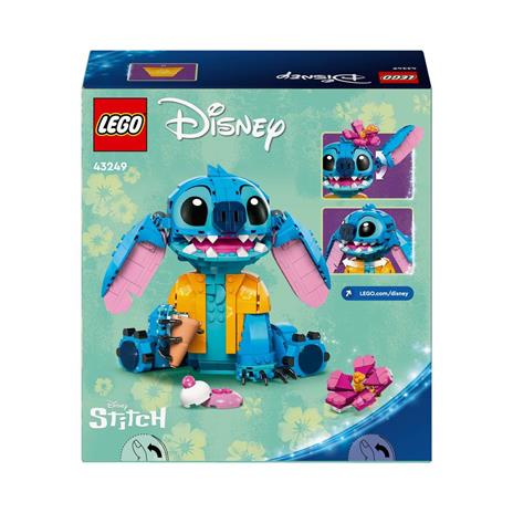 LEGO Disney 43249 Stitch, Gioco per Bambini 9+, Personaggio da Costruire con Parti Mobili, Idea Regalo Divertente dal Film - 9