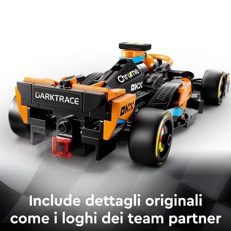 LEGO Speed Champions 76919 Monoposto da Corsa McLaren Formula 1 2023 Macchina Giocattolo F1 per Bambini 9+ Auto da Costruire - 4