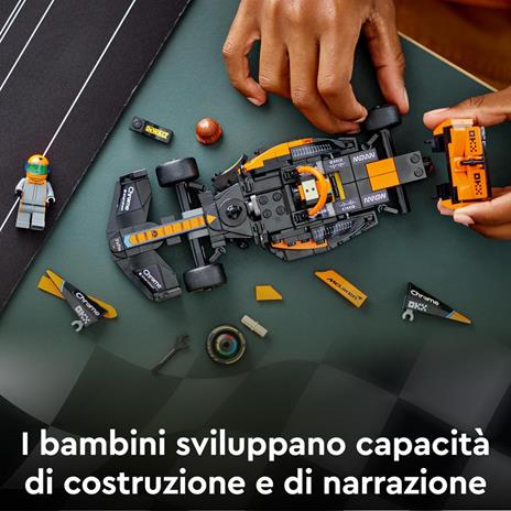 LEGO Speed Champions 76919 Monoposto da Corsa McLaren Formula 1 2023 Macchina Giocattolo F1 per Bambini 9+ Auto da Costruire - 5