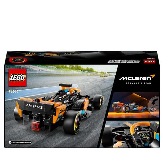 LEGO Speed Champions 76919 Monoposto da Corsa McLaren Formula 1 2023 Macchina Giocattolo F1 per Bambini 9+ Auto da Costruire - 9