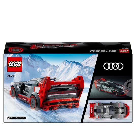 LEGO Speed Champions 76921 Auto da Corsa Audi S1 E-Tron Quattro Modellino da Costruire di Macchina Giocattolo per Bambini 9+ - 8