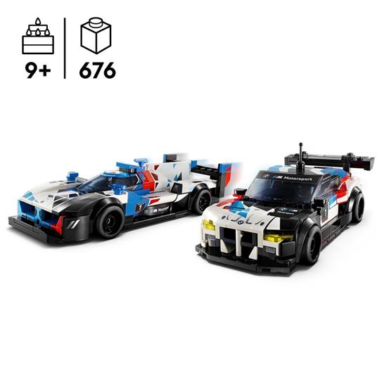 LEGO Speed Champions 76922 Auto da Corsa BMW M4 GT3 e BMW M Hybrid V8 2 Modellini di Macchine Giocattolo per Bambini 9+ Anni - 3
