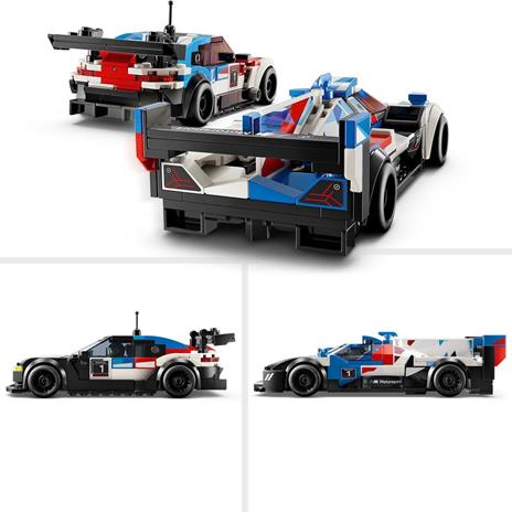 LEGO Speed Champions 76922 Auto da Corsa BMW M4 GT3 e BMW M Hybrid V8 2 Modellini di Macchine Giocattolo per Bambini 9+ Anni - 4