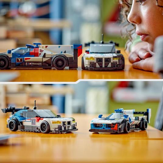 LEGO Speed Champions 76922 Auto da Corsa BMW M4 GT3 e BMW M Hybrid V8 2 Modellini di Macchine Giocattolo per Bambini 9+ Anni - 6